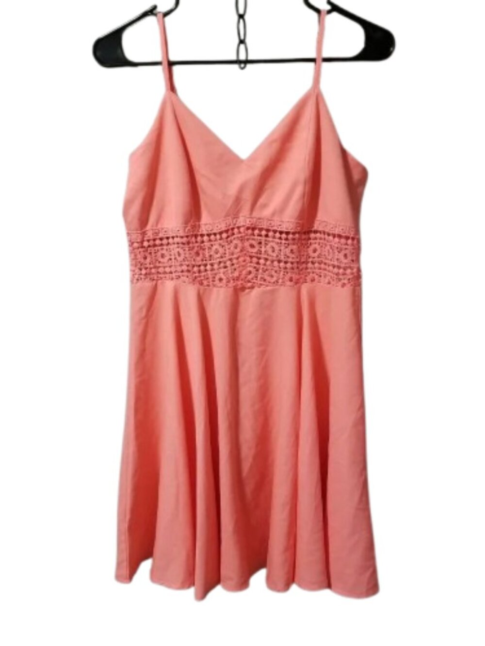 Choies Coral Mini Strap Dress Large